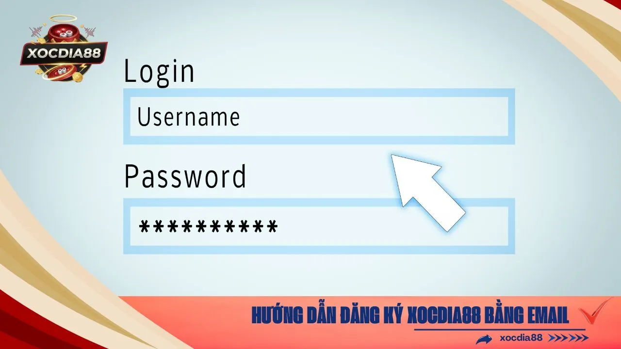 Hướng Dẫn Đăng Ký xocdia88 Bằng Email