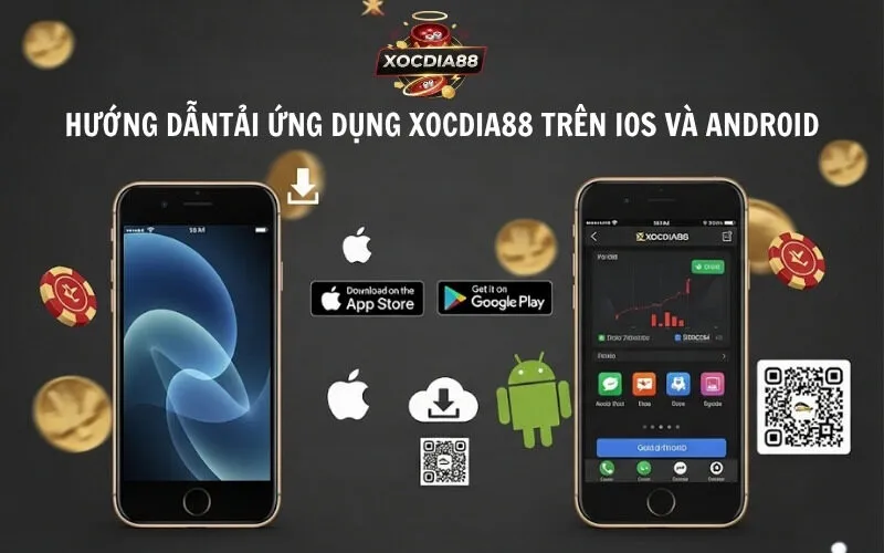 hướng dẫnTải Ứng Dụng Xocdia88 trên iOS và Android