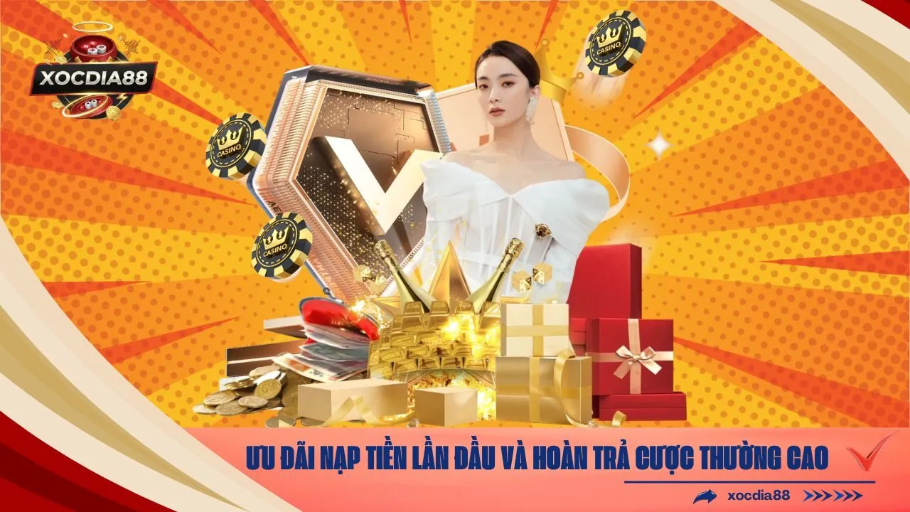 Ưu đãi nạp tiền lần đầu và hoàn trả cược thường cao