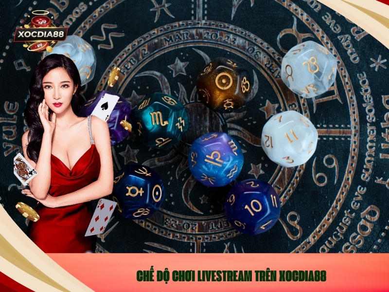 Chế độ chơi livestream trên Xocdia88