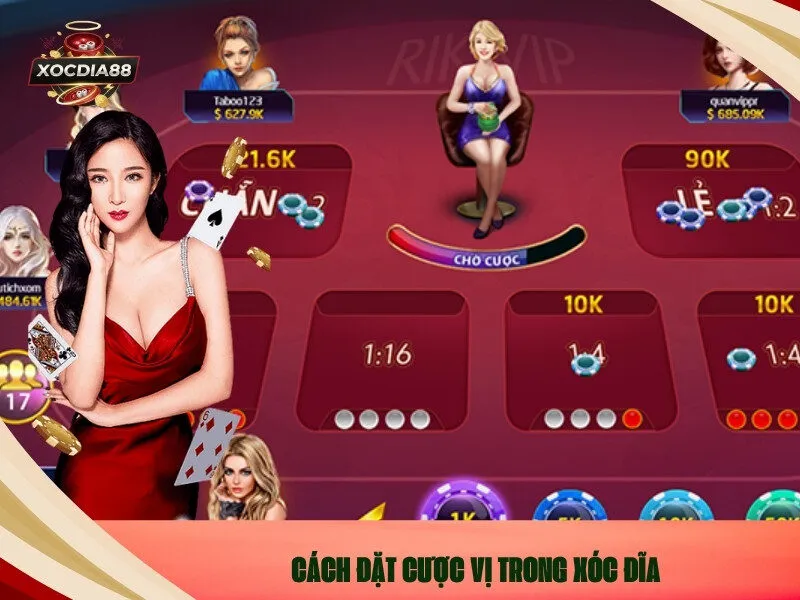 Cách Đặt Cược Vị Trong Xóc Đĩa