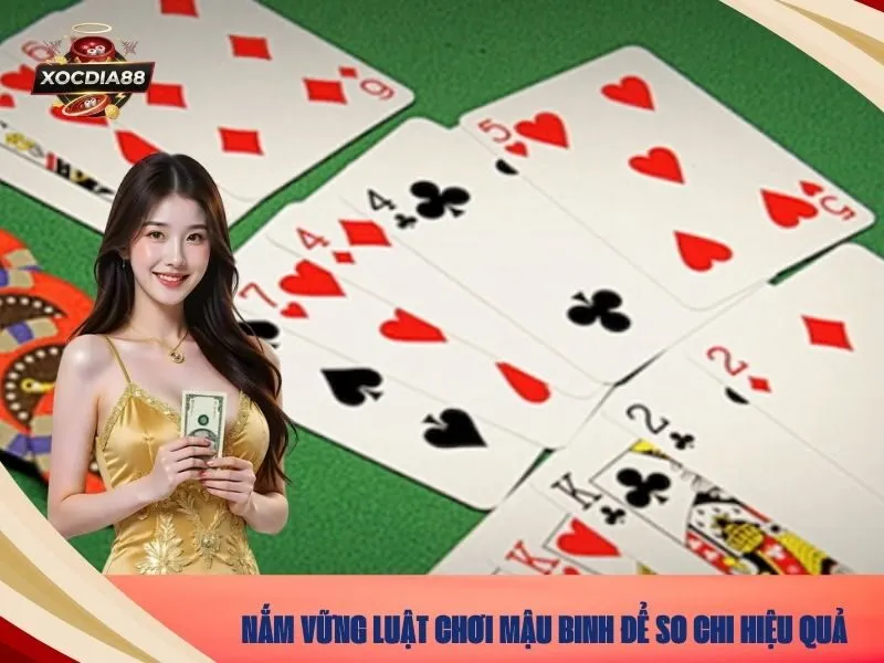 Nắm vững luật chơi mậu binh để so chi hiệu quả